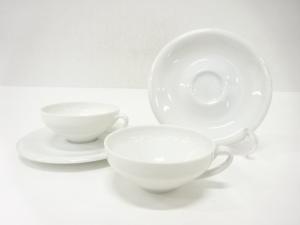 Richard Ginori　リチャードジノリ　ホワイト　カップ＆ソーサーペア　洋食器